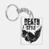 デススタイル スカルデザイン キーホルダー (正面左)