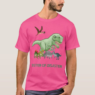 デスタクールーの恐竜Tレックスマスター Tシャツ