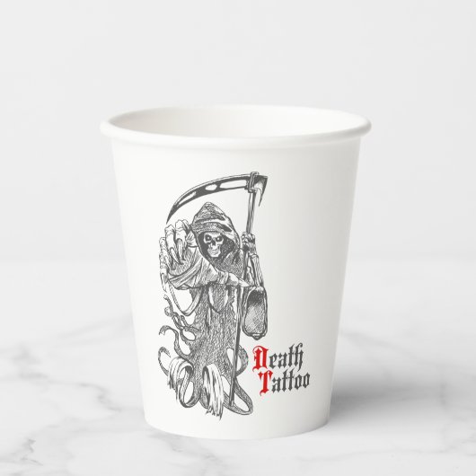 デスタトゥー 紙コップ (正面)