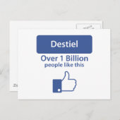 デスティエル ポストカード (正面/裏面)