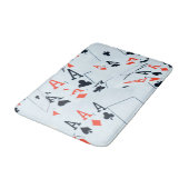 デスティニーのデッキ:トランプのポーカー・シャッフルのレイヤード・エース バスマット (アングル)