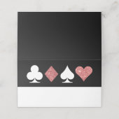 デスティニーベガスグリタードバラ空白の金ゴールド プレイスカード (外部開封)