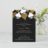 デスティニーベガスリハーサルディナーフェイク金ゴールドグリッター 招待状 (スタンド正面)