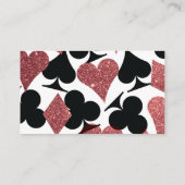 デスティニーラスベガスきらびやかなバラ金ゴールドテーブルカード プレイスカード (裏面)