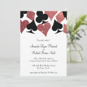 デスティニーラスベガスウェディングアクトバラ金ゴールドグリッター 招待状 (スタンド正面)