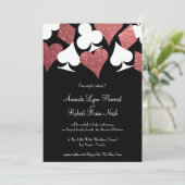 デスティニーラスベガスウェディングアクトバラ金ゴールドグリッター 招待状 (スタンド正面)