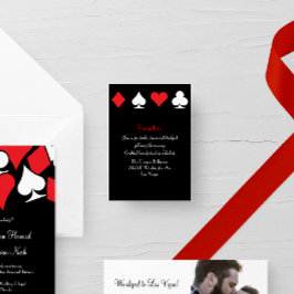 デスティニーラスベガスウェディングレセプションエクストラインフォメーション エンクロージャーカード