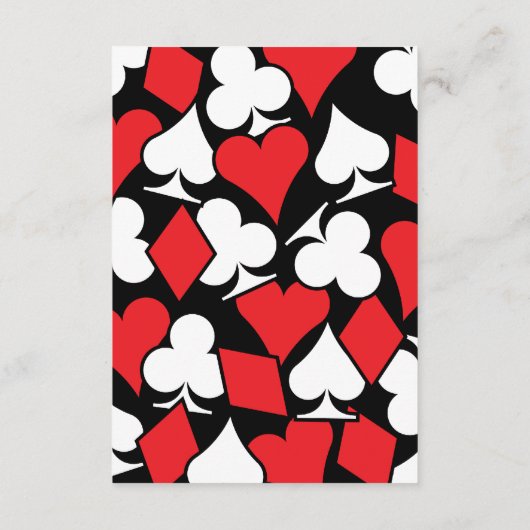 デスティニーラスベガスウェディングレセプションエクストラインフォメーション エンクロージャーカード (裏面)