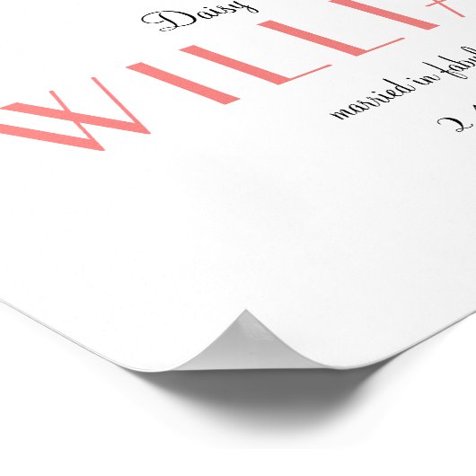 デスティニーラスベガス結婚の記念日プリント ポスター (角)