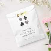 デスティニーラスベガス結婚スシルバーグリッターのバッグ フェイバーバッグ (封をした状態)