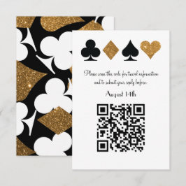 デスティニー金ゴールドラスベガス結婚のQRコード応答 出欠カード