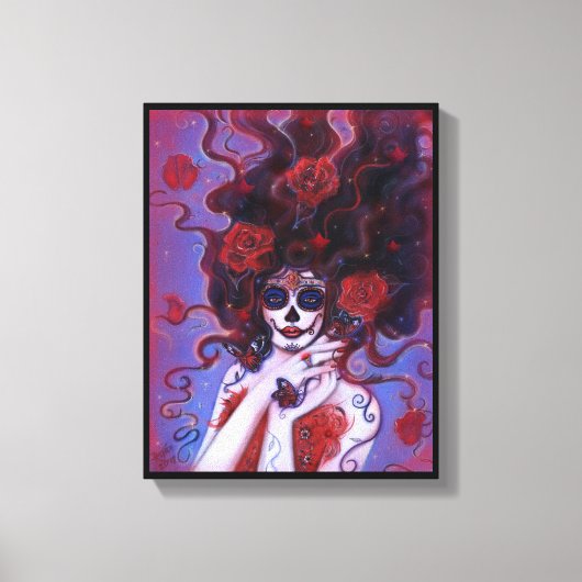 デスティニー・デイ・オブ・ザ・デッド・ポスタープリントby Renee キャンバスプリント (正面)