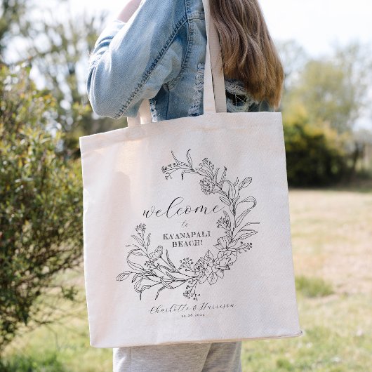 デスティネーションウェディングウェルカムバッグゲスト トートバッグ