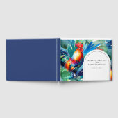 デスティネーションウェディングゲストブックトロピカル ゲストブック (全面)