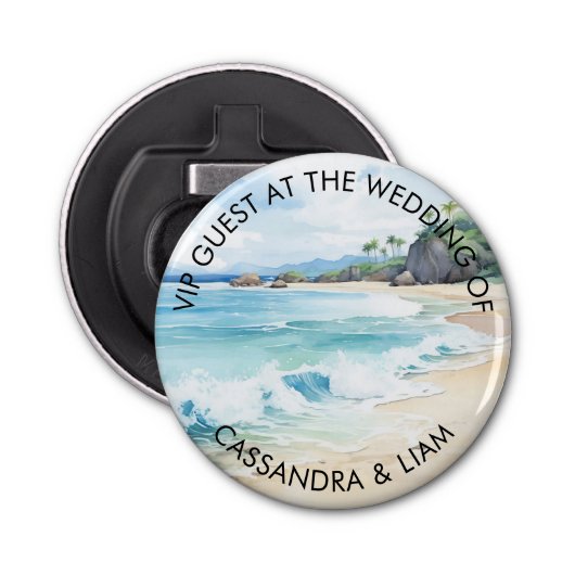 デスティネーションウェディングサマービーチVIPゲスト 栓抜き (正面)