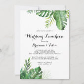 デスティネーションウェディングランチョンブライダルシャワー 招待状 (正面)