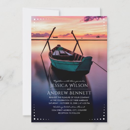 デスティネーションウェディング招待状ズユアリゾートイメージ 招待状 (正面)