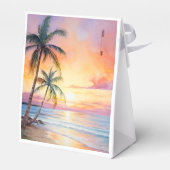 デスティネーションサンセットビーチ結婚式 フェイバーボックス (裏面サイド)