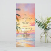 デスティネーションサンセットビーチ結婚式 プログラム (スタンド正面)