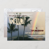 デスティネーショントロピカルアイランドヴィンテージ保存日 案内ポストカード (正面/裏面)