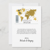 デスティネーションボーディング結婚パス サンキューカード (正面)