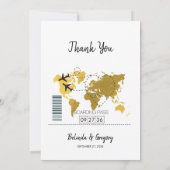 デスティネーションボーディング結婚パス サンキューカード (裏面)