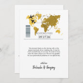 デスティネーションボーディング結婚パス サンキューカード (正面/裏面)