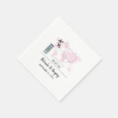 デスティネーションボーディング結婚パス スタンダードカクテルナプキン (角)