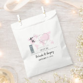 デスティネーションボーディング結婚パス フェイバーバッグ (クリップ留めされた状態)