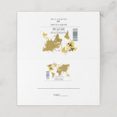 デスティネーションボーディング結婚パス プレイスカード (外部開封)