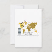 デスティネーションボーディング結婚パス 出欠カード (裏面)