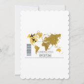 デスティネーションボーディング結婚パス 招待状 (裏面)