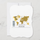 デスティネーションボーディング結婚パス 招待状 (裏面)