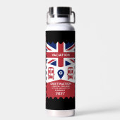 デスティネーションロンドンUK休暇 ウォーターボトル (背面)