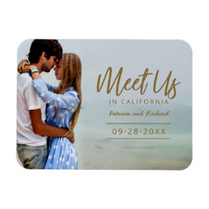 デスティネーション・ウェディングのSave The Date 写真 マグネット