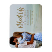 デスティネーション・ウェディングのSave The Date 写真 マグネット (縦)