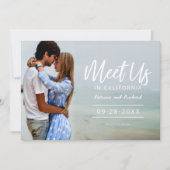 デスティネーション・ウェディングのSave The Date 写真 招待状 (正面)
