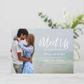 デスティネーション・ウェディングのSave The Date 写真 招待状 (スタンド正面)