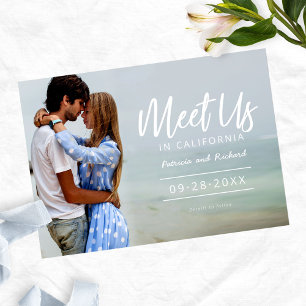 デスティネーション・ウェディングのSave The Date 写真 招待状