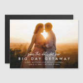 デスティネーション·ウェディング:日付の写真を保存 (正面/裏面)