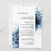 デスティネーション モノグラム 詳細 全てが揃った ウェディング 招待状 (裏面)