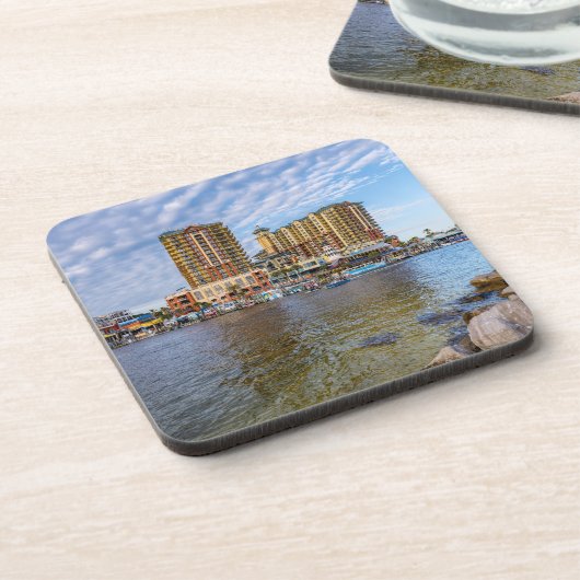 デスティンハーバーボードウォークコースターセット コースター (左側)