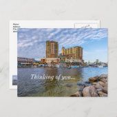 デスティンハーバー考えボードウォークのハガキ ポストカード (正面/裏面)