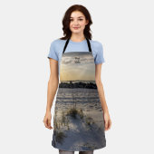 デスティンビーチフロリダジェティサンセットエプロン エプロン (着用した状態)