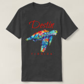 デスティンフロリダウォーター色ウミガメ Tシャツ (デザイン正面)