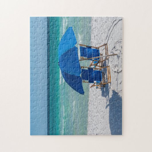 デスティンフロリダチェアと傘ジグソーパズル ジグソーパズル (縦)