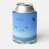 デスティンフロリダペリカンシーサイド海写真 缶クーラー (缶裏面)