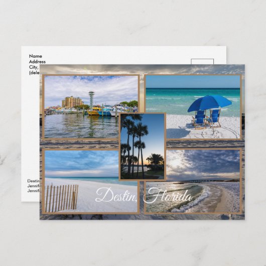 デスティンフロリダポストカード ポストカード (正面/裏面)