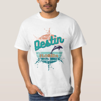 デスティンフロリダレトロヴィンテージサンセット Tシャツ