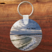 デスティンフロリダ夕べウェーブキーチェーン キーホルダー (正面)